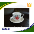 new design hot sale ceramic coffee cup and saucer,porcelain cup and saucer